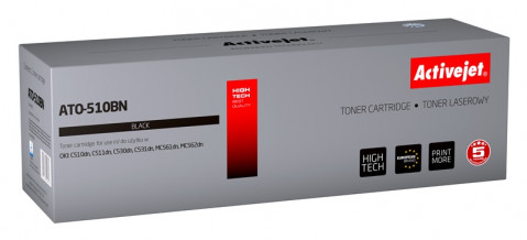 Activejet ATO-510BN Toner do drukarki OKI, Zamiennik OKI 44469804; Supreme; 5000 stron; czarny. - Galeria zdjęcie 1