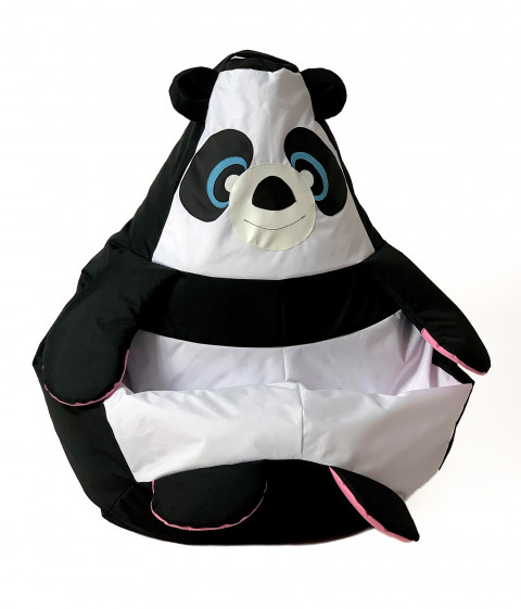 Pufa worek sako PANDA czarny-biały XL 130x90 - Galeria zdjęcie 4