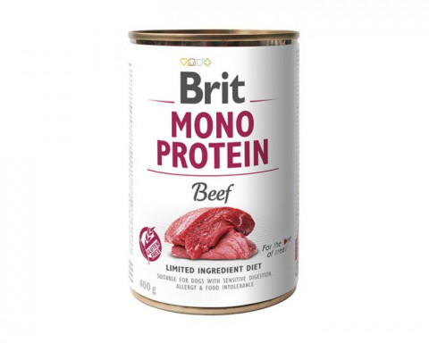 BRIT Mono Protein Beef - mokra karma z wołowiną dla psa - 6x400 g - Galeria zdjęcie 2