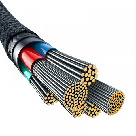 Kabel Baseus Unbreakable Typ C-Typ C 100W 1m - Galeria zdjęcie 6