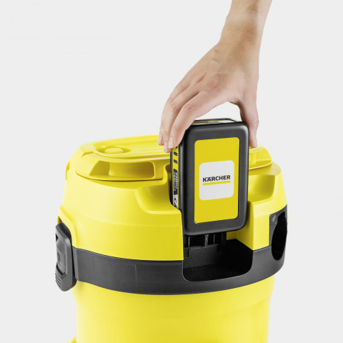 Odkurzacz uniwersalny KARCHER WD 2-18 Battery Set V-12/18 - 1.628-501.0 - Galeria zdjęcie 3