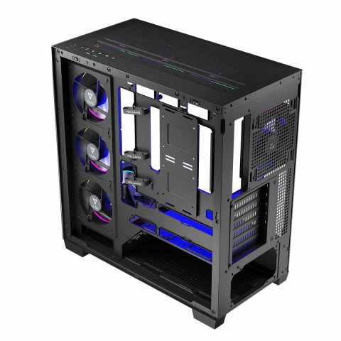 MODECOM OBUDOWA VOLCANO STELLAR ARGB MIDI 8F BLACK - Galeria zdjęcie 4