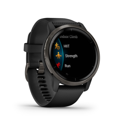 Zegarek Garmin Venu 2 (45 mm) Slate Stainless Steel Bezel / Black Case / Silicone Band - Galeria zdjęcie 51
