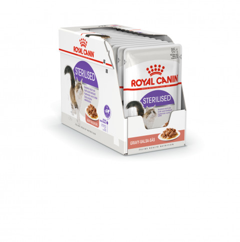 ROYAL CANIN FHN Sterilised w sosie - mokra karma dla kota dorosłego - 12x85g - Galeria zdjęcie 8