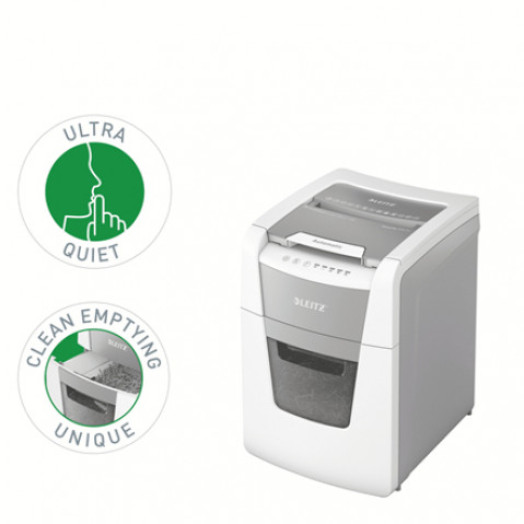 Leitz Niszczarka IQ AutoFeed 100, P4, 100 kartek, 34 l kosz - Galeria zdjęcie 5