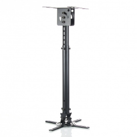 UCHWYT SUFITOWY DO PROJEKTORA P-107B 15KG CZARNY - Galeria zdjęcie 1