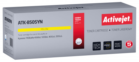 Activejet ATK-8505YN Toner do drukarek Kyocera; Zamiennik Kyocera TK-8505Y; Supreme; 20000 stron; żółty - Galeria zdjęcie 1