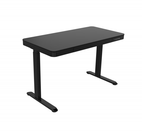 Zestaw Biurko TUCKANO czarne + Fotel ergonomiczny GEMBIRD czarny - Galeria zdjęcie 3