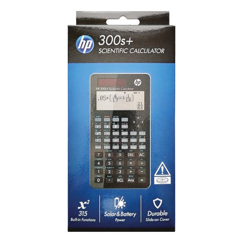 HP Kalkulator naukowy biurowy HP 300SPLUS/INT BX, 315 funkcji, 155x84x20mm, czarny - Galeria zdjęcie 2