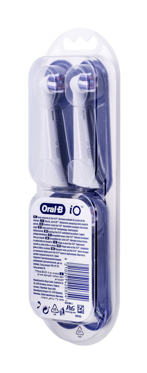 Końcówki do szczoteczki Oral-B iO Radiant 4 sz biel - Galeria zdjęcie 2