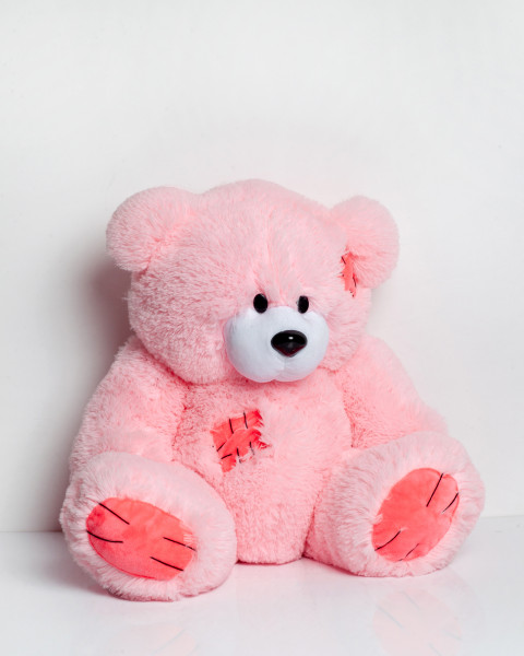 Miś TEDDY 60cm różowy - Galeria zdjęcie 2