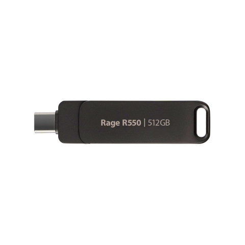 Patriot Rage R550 512GB Dual USB A+C, Alu, 100MBs - Galeria zdjęcie 3