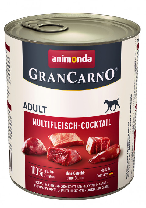 ANIMONDA Grancarno Adult mięsny koktajl - mokra karma dla psa - 800 g - Galeria zdjęcie 1