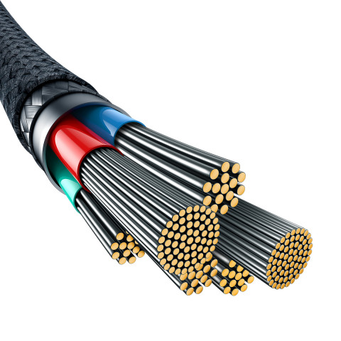 Kabel Baseus Unbreakable Typ C-Typ C 100W 1m (biały) - Galeria zdjęcie 6