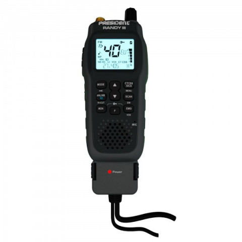 CB Radio przenośne ręczne ASC PRESIDENT Randy III - Galeria zdjęcie 10
