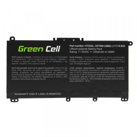 GREEN CELL BATERIA HP163 HT03XL 3400MAH 11.55V - Galeria zdjęcie 4