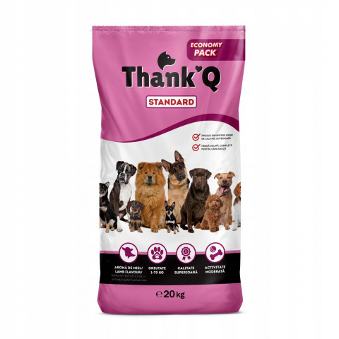 THANK'Q Standard Jagnięcina - sucha karma dla psa - 20kg - Galeria zdjęcie 1