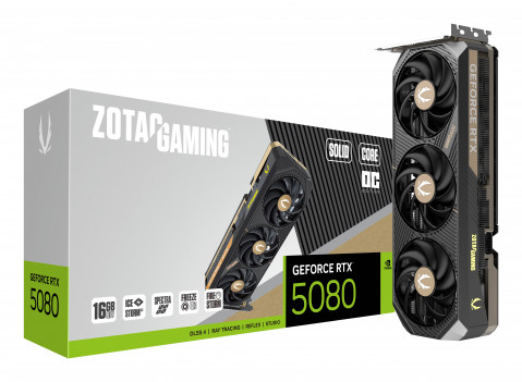 Karta graficzna ZOTAC GAMING GeForce RTX 5080 SOLID Core OC 16GB (ZT-B50800J2-10P) - Galeria zdjęcie 8