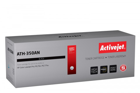 Activejet ATH-350AN Toner do drukarki HP, Zamiennik HP 130A CF350A; Supreme; 1300 stron; czarny. - Galeria zdjęcie 1