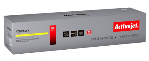 Activejet ATB-245YN Toner do drukarki Brother, Zamiennik Brother TN-245Y; Supreme; 2200 stron; żółty. - Galeria zdjęcie 1