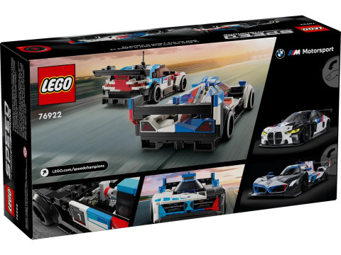 LEGO Speed Champions 76922 Samochody wyścigowe BMW M4 GT3 & BMW M Hybrid V8 - Galeria zdjęcie 2