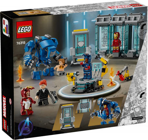 LEGO Marvel Super Heroes 76315 Laboratorium Iron Mana: Zbrojownia - Galeria zdjęcie 2