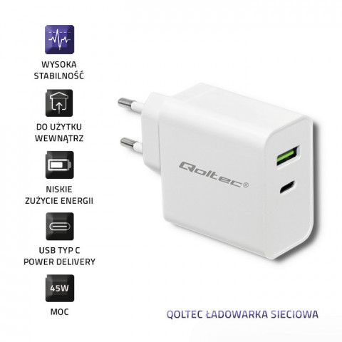QOLTEC ŁADOWARKA SIECIOWA 42W | 5-20V | 2.4-3A - Galeria zdjęcie 6