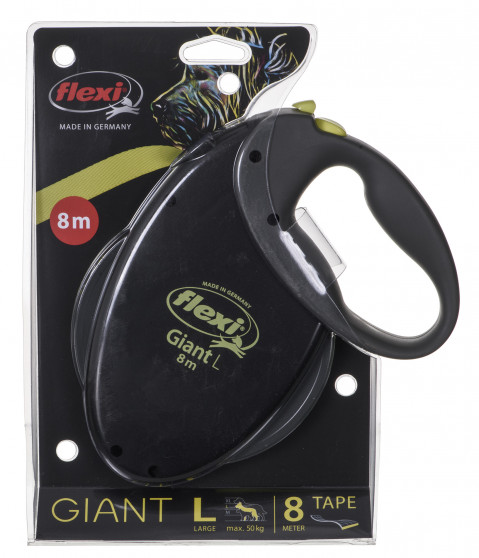 FLEXI Neon Giant L żółta - automatyczna smycz dla psa - 8m - Galeria zdjęcie 5