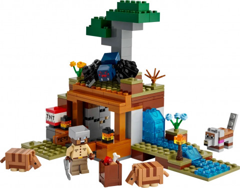 LEGO MINECRAFT 21269 Minecraft Wyprawa do pancernikowej kopalni - Galeria zdjęcie 3