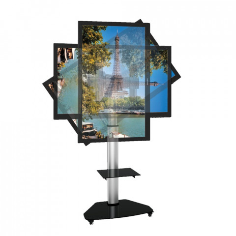 TECHLY STOJAK MOBILNY NA TELEWIZOR LED/LCD 37-70 C - Galeria zdjęcie 7