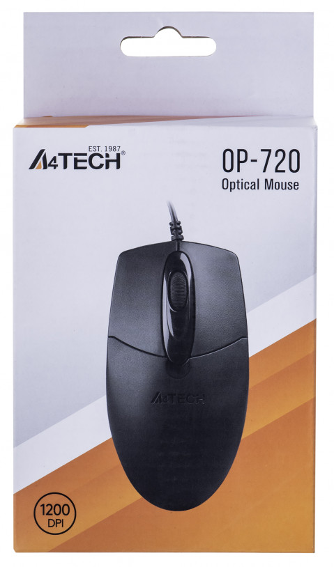 Mysz A4-Tech OP-720 Czarna , USB - Galeria zdjęcie 2