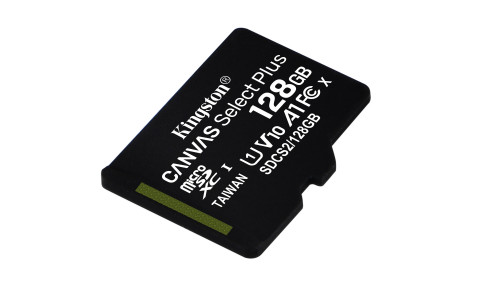 Karta pamięci z adapterem Kingston Canvas Select Plus SDCS2/128GB (128GB; Class 10, Class U1, V10; + adapter) - Galeria zdjęcie 4