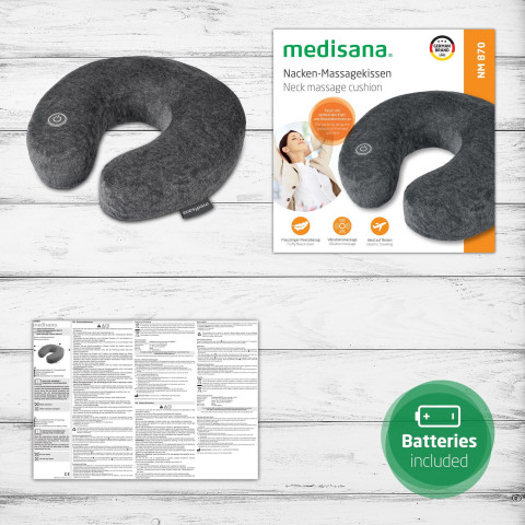 Wibracyjna poduszka podróżna na kark Medisana NM 870 - Galeria zdjęcie 5