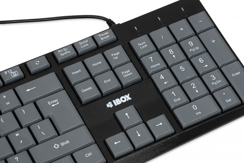 IBOX KLAWIATURA PRZEWODOWA ERIS, GREY - Galeria zdjęcie 6