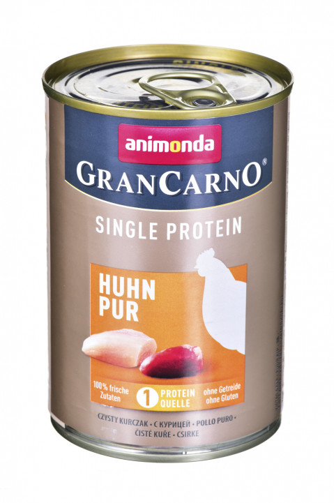 ANIMONDA GranCarno Single Protein kurczak - mokra karma dla psa - 400 g - Galeria zdjęcie 1