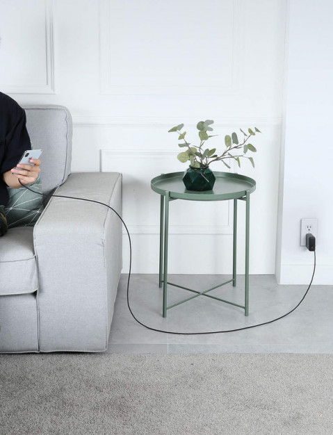 AUKEY CB-CL03 NYLONOWY KABEL USB C-LIGHTNING 2M PD - Galeria zdjęcie 5