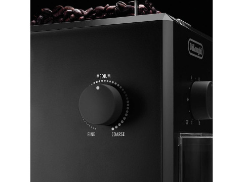 Młynek do kawy DeLonghi KG 79 (110W/ żarnowy/ czarny) - Galeria zdjęcie 4