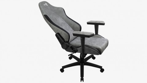 Fotel AEROCOOL CROWN AeroSuede Stone Grey - Galeria zdjęcie 10