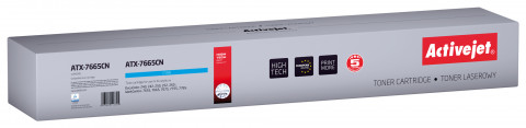 Activejet ATX-7665CN Toner do drukarek Xerox; Zamiennik Xerox 006R01452; Supreme; 34000 stron; błękitny - Galeria zdjęcie 1