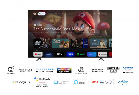 Telewizor TCL 85C655 QLED 85'' 4K Ultra HD Google TV Dolby Atmos DVB-T2 Czarny - Galeria zdjęcie 4