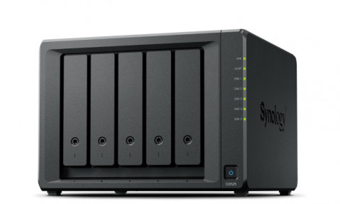 Expansion unit Synology DX525; Tower; 5x (3.5"/2.5" SATA HDD/SSD) - Galeria zdjęcie 1