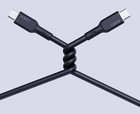 AUKEY CB-SCC101 KABEL USB-C QC PD 1M 5A 100W - Galeria zdjęcie 6