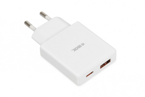 IBOX ŁADOWARKA UNIWERSALNA C-43 PD30W SLIM WHITE - Galeria zdjęcie 4