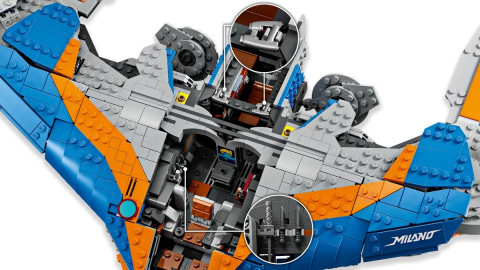 LEGO Super Heroes 76286 Strażnicy Galaktyki: statek kosmiczny Milano - Galeria zdjęcie 6