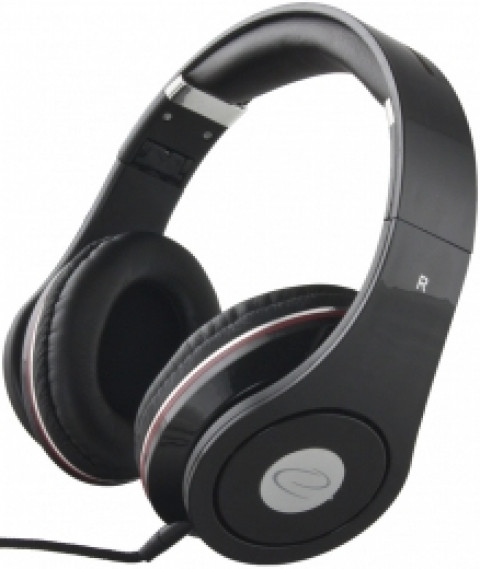 Esperanza słuchawki audio stereo renell eh141k czarne eh141k - Galeria zdjęcie 1