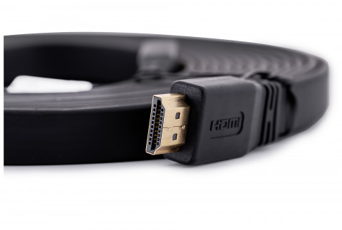 LANBERG KABEL HDMI V2.0 4K M/M 5M FLAT - Galeria zdjęcie 4