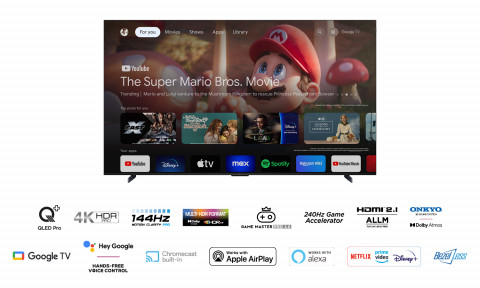 Telewizor TCL 98C655 QLED 98" 4K Ultra HD 120Hz Google TV Dolby Vision IQ Titan - Galeria zdjęcie 4