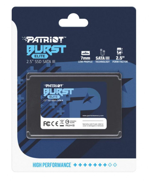 Dysk SSD PATRIOT BURST ELITE 240GB SATA 3 2.5INCH - Galeria zdjęcie 2