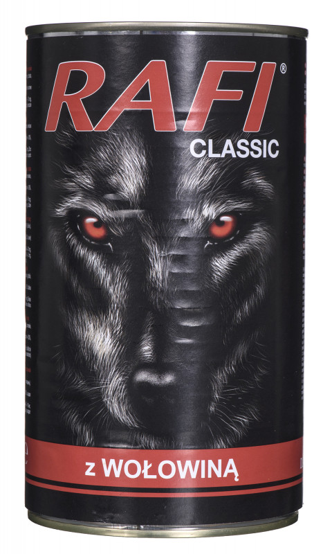DOLINA NOTECI Rafi Classic z wołowiną - mokra karma dla psa - 1240 g - Galeria zdjęcie 1