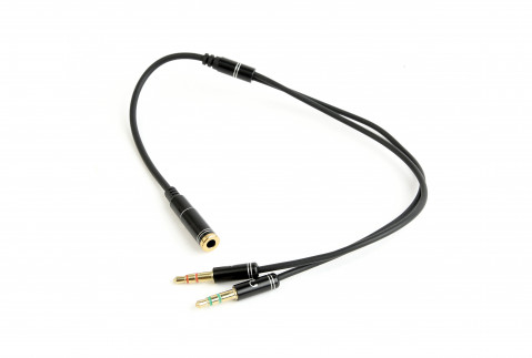 GEMBIRD ADAPTER 4PIN JACK F -2X STEREO MINIJACK3.5 - Galeria zdjęcie 2